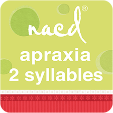NACD Speech Therapy for Apraxia 2 Syllables