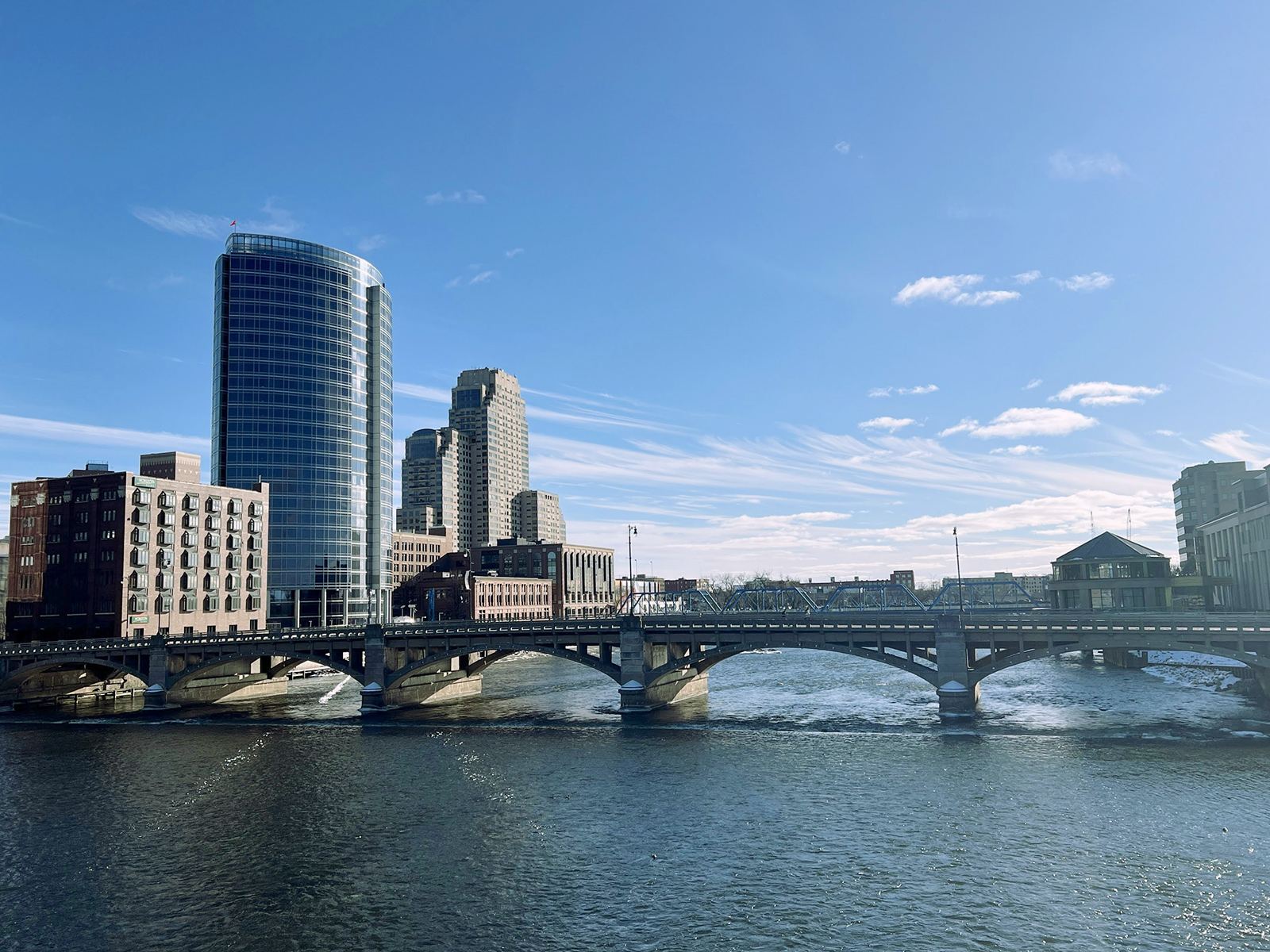 Skyline of Grand Rapids, Michigan, home to an NACD evaluation site