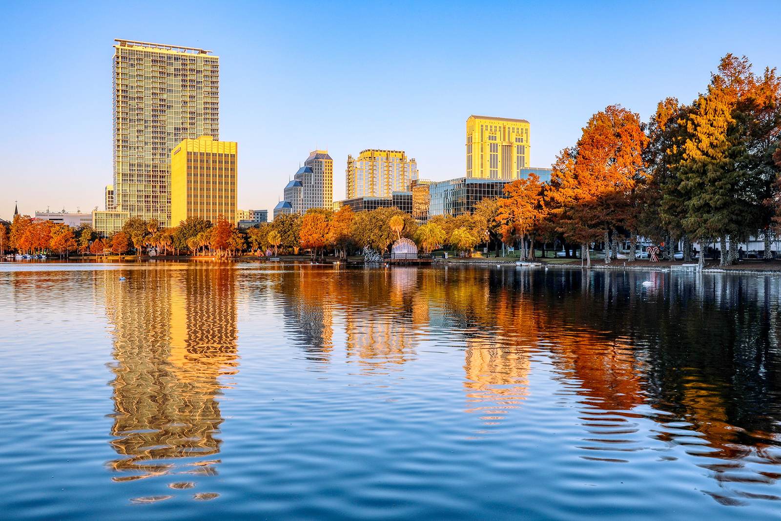 Lake Eola and the downtown skyline of Orlando, Florida, home to an NACD evaluation site
