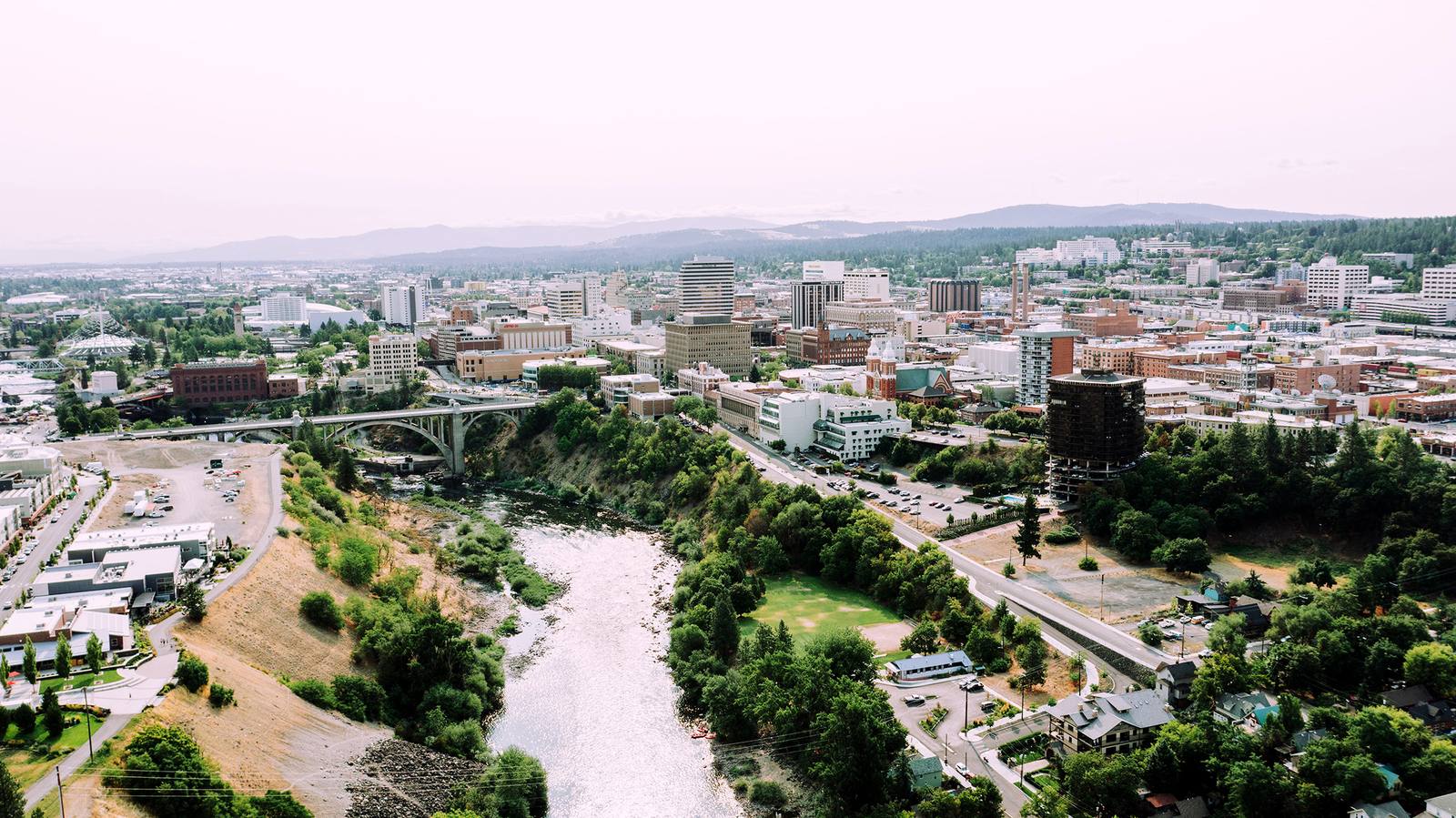 Spokane Falls in Spokane, Washington, home to an NACD evaluation site