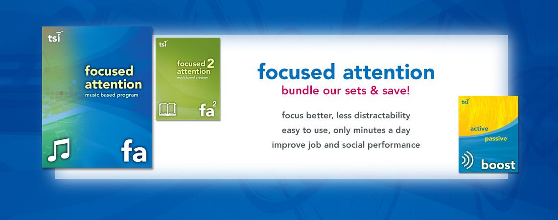 TSI Focused Attention music-based program set